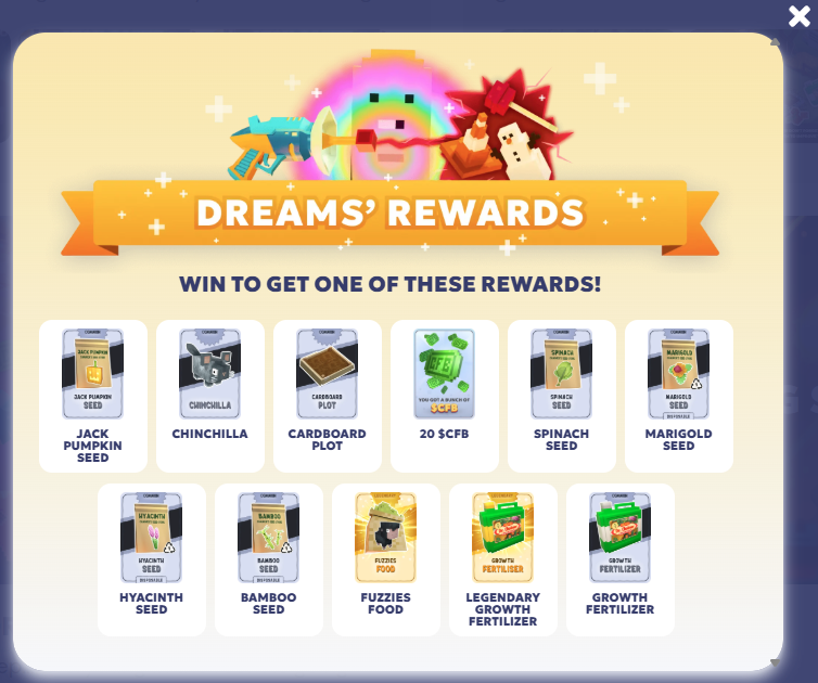 Chainers Dreams - Prizes