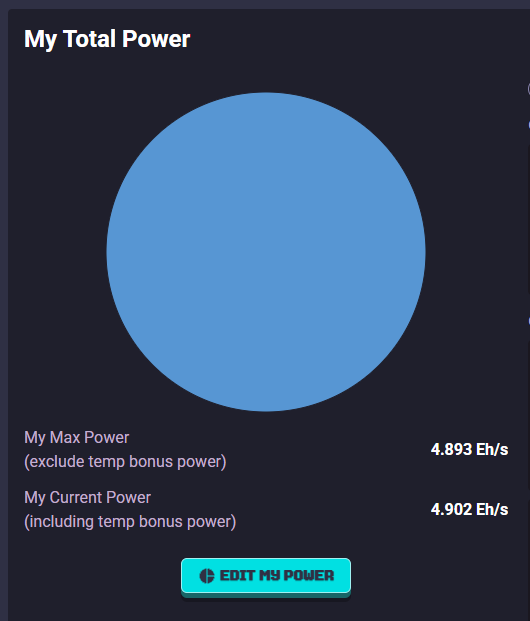 RollerCoin - Power Values
