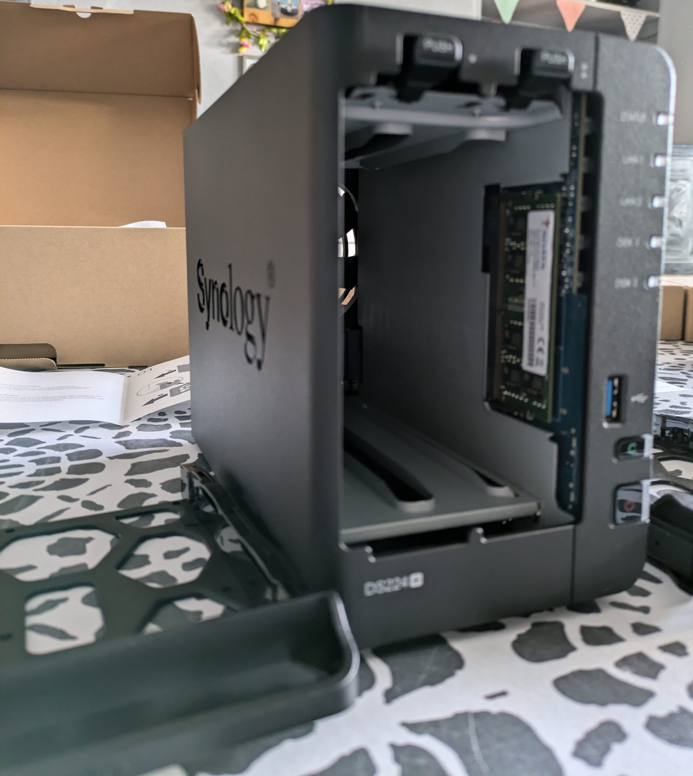 Synology - Front (Rack Removed)